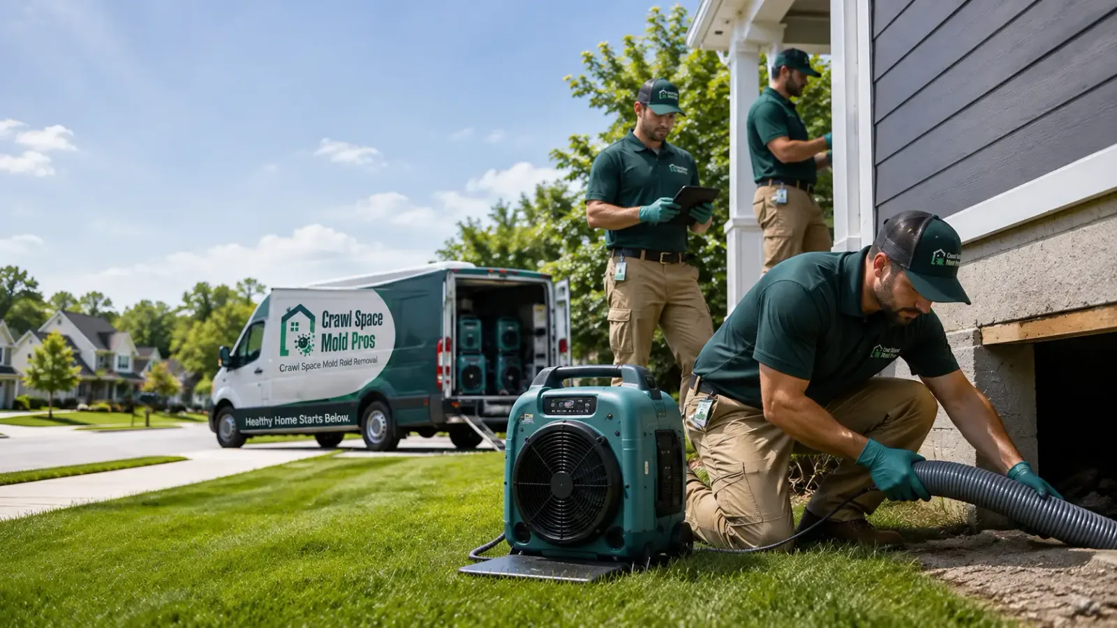 Crawl Space Mold Removal in Clayton, OH